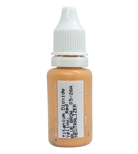 美國 BIOTOUCH 紋眉紋眼線漂唇紋繡眉紋唇改唇色料 15ml 0.5oz (Blue Brow Neutralizer)