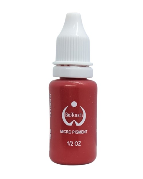 BIOTOUCH Permanent Makeup Micro Pigment Color Cosmetic Tattoo Ink 15ml 0.5oz (Real Red)