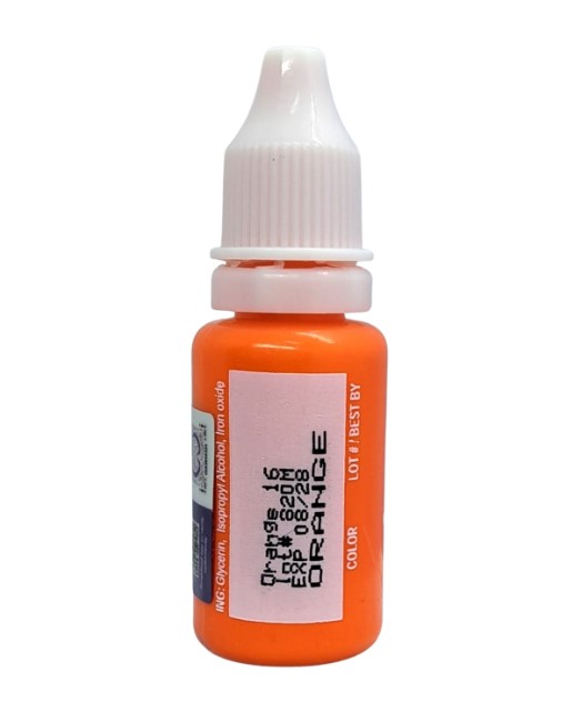 美國 BIOTOUCH 紋眉紋眼線漂唇紋繡眉紋唇改唇色料 15ml 0.5oz (Orange橙色)