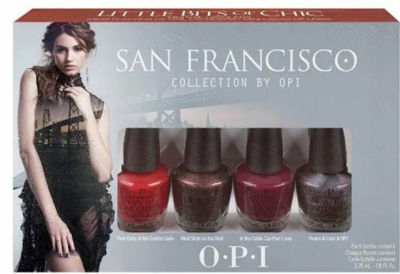 O.P.I - OPI三藩市系列Little Bits of Chic 迷你甲油套裝3.75mlx4 (開封後24個月)