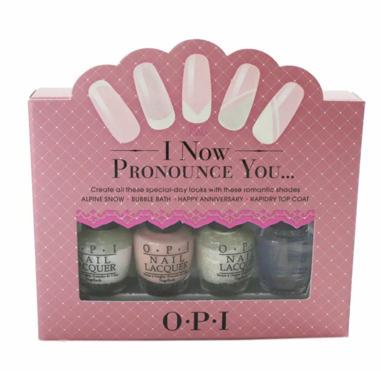 O.P.I - OPI 婚嫁系列 I now pronounce you... 甲油套裝 3.75ml x 4 (限量版) (開封後24個月)(美甲用品)