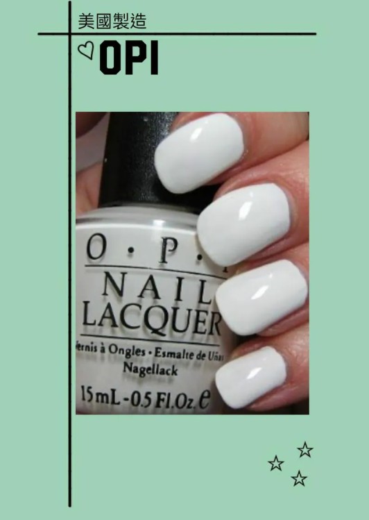 OPI - OPI Nail Polish – NLL00 Alpine Snow (PAO24M)(Nail Art)