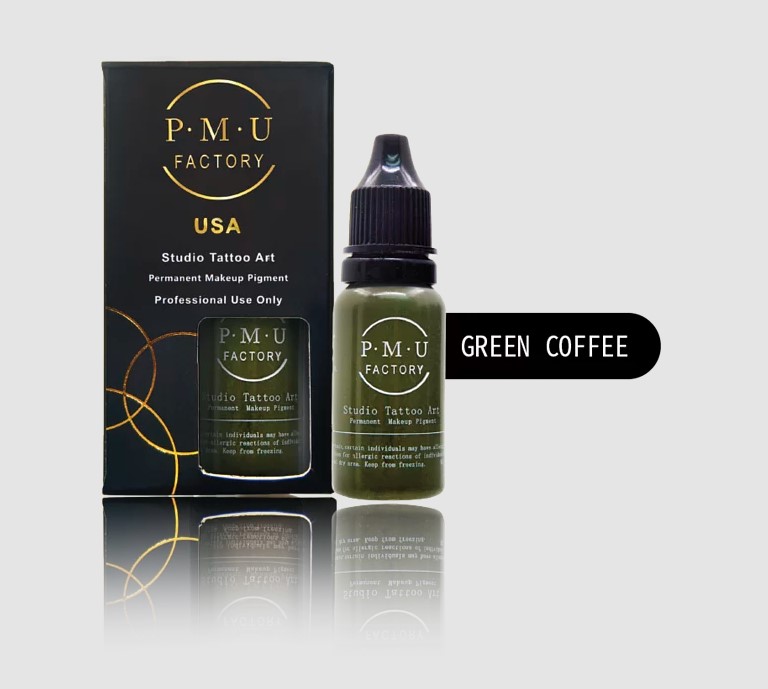 PMU FACTORY 納米色料 色乳 顏色 - 綠咖啡 15ml