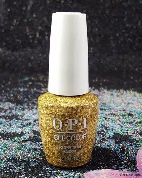 OPI 光療凝膠 HPK13 金亮片色 (開封後18個月)(美甲用品)