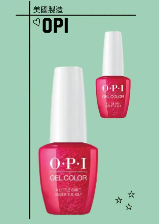 OPI - OPI光療凝膠 GCG50B 螢光粉紅色 15ml (開封後18個月)(美甲用品)