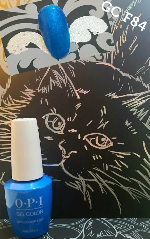 OPI光療凝膠GCF84海藍色15ml (開封後18個月)(美甲用品)