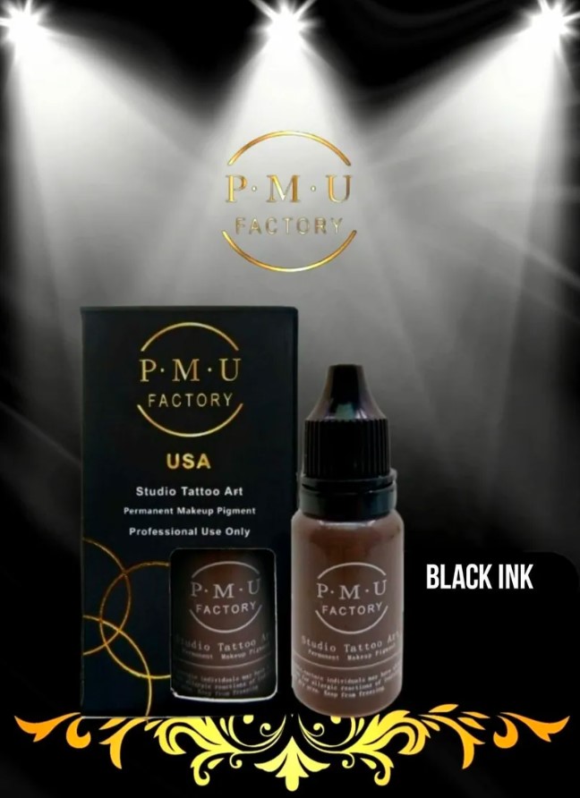 PMU FACTORY 納米色料 色乳 顏色 - 墨黑 15ml
