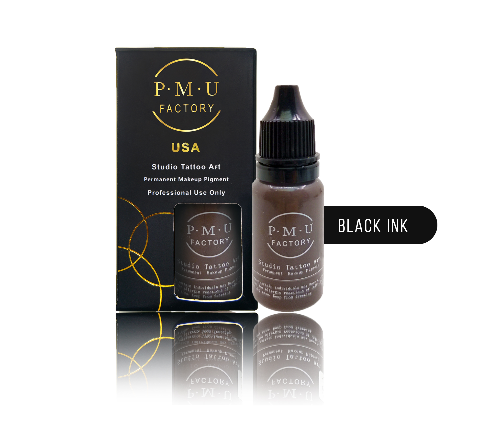 PMU FACTORY 納米色料 色乳 顏色 - 墨黑 15ml