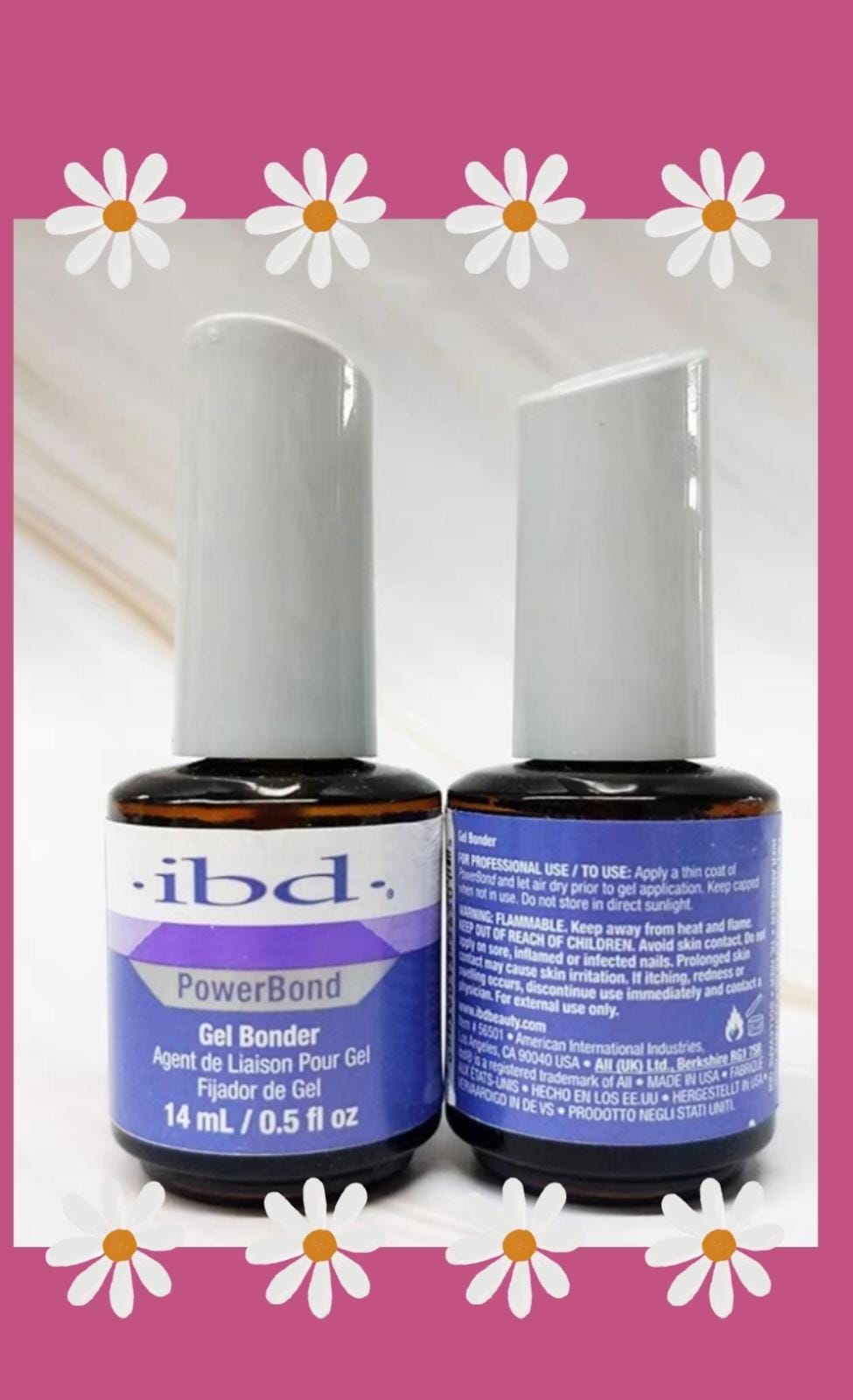 ibd 56501 Powerbond Gel Bonder 14 ml/0.5oz (PAO24M)(Nail Art)