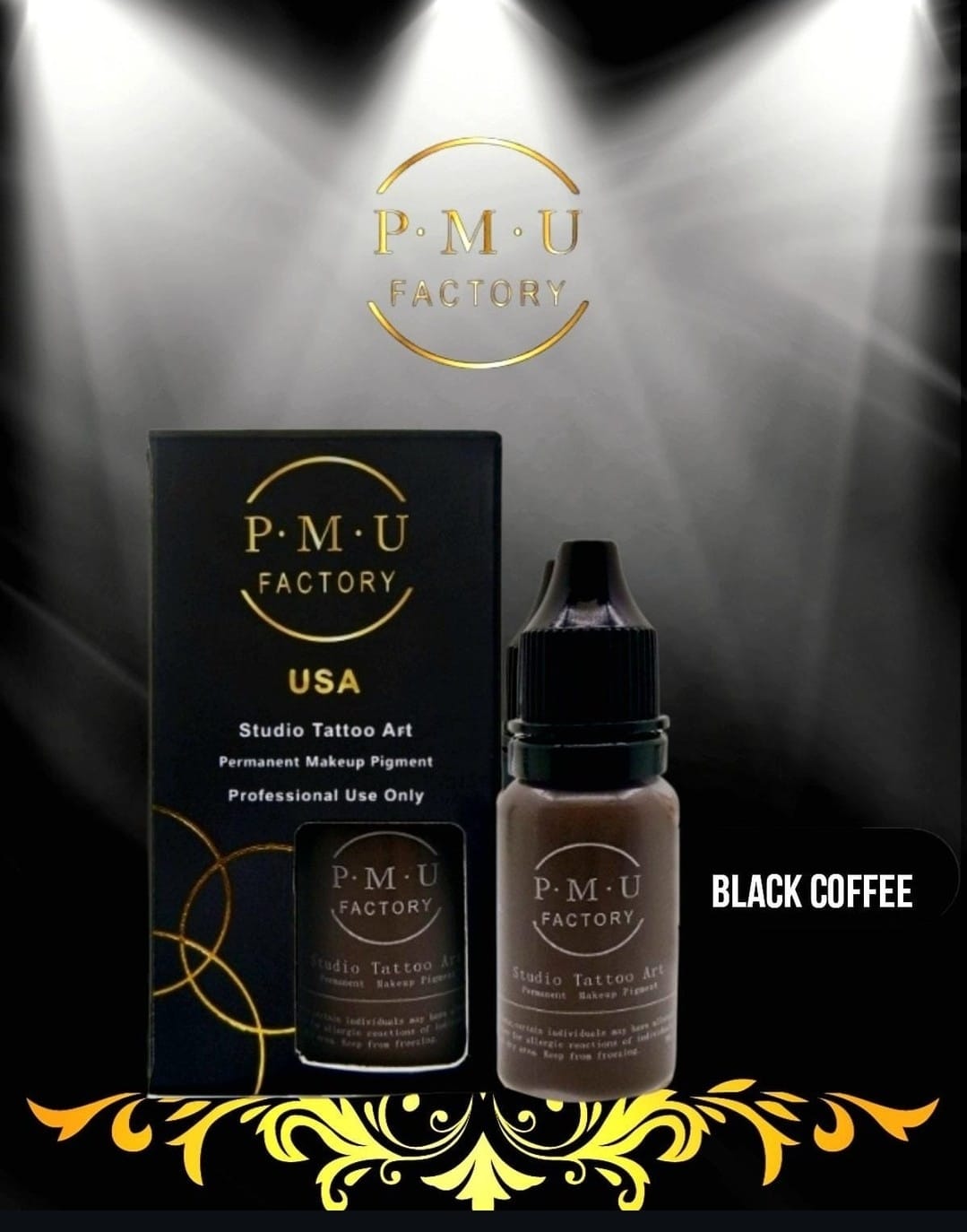 PMU FACTORY 納米色料 色乳 顏色 - 黑咖啡 15ml