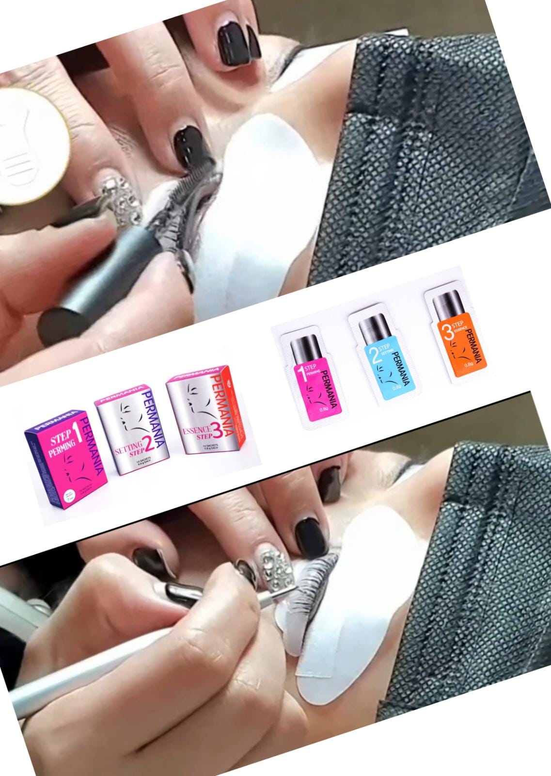 PERMANIA Keratin Eyelash Lifting kit 5 minutes perm 350g Made in Korea