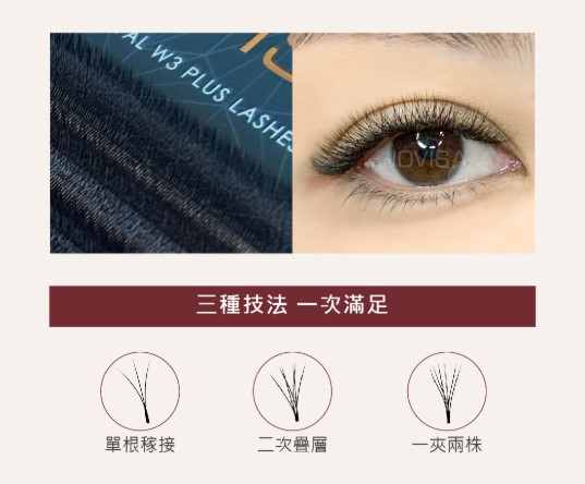 Jovisa W3魅力輕羽 0.07 C捲度 11MM+12MM長度