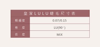 JOVISA-皇家LULU睫毛【0.15-綜合】