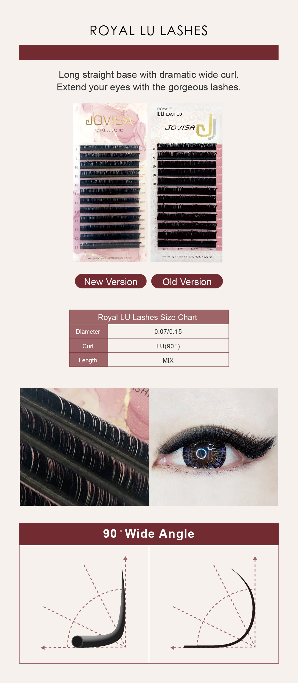 JOVISA-皇家LULU睫毛【0.15-綜合】