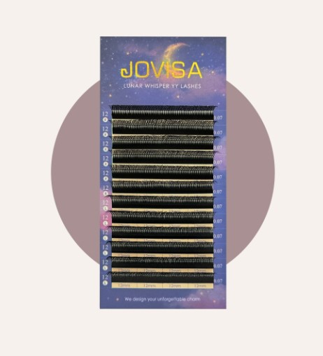 6D 朵毛稼接 -【月光之韻0.07】睫毛 D系列▸黑色◂ 10MM