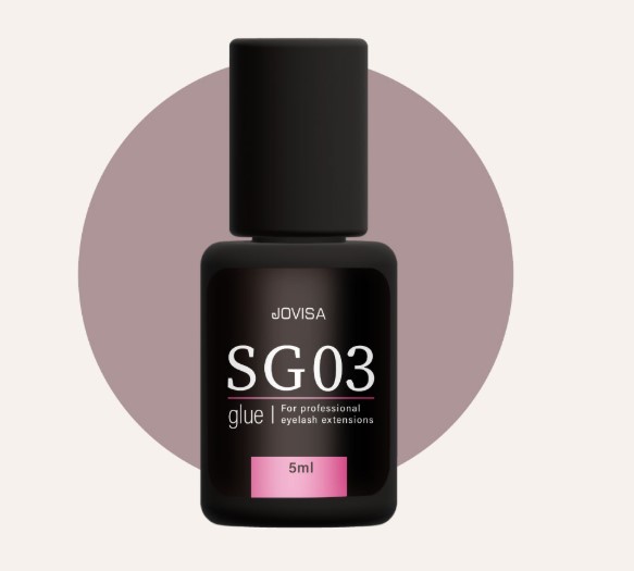 Jovisa SG03 睫毛嫁接 光速級SG黑膠 (黑蓋-低敏) 1秒 5ml (日本製造)