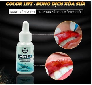USA Biotouch Color Lift Colorlift 30ml/1oz For Permanent Makeup Tattoo Eye Lips (For our camouflage course student only)