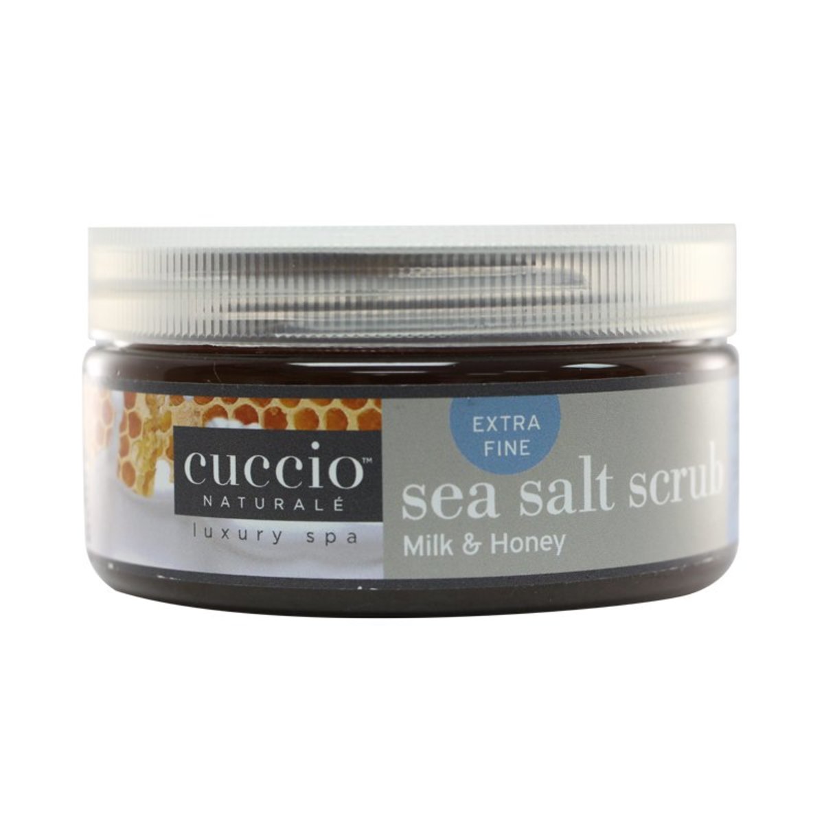 Cuccio C3131 Milk & Honey Sea Salt Scrub  237g / 8oz (PAO 36M) 