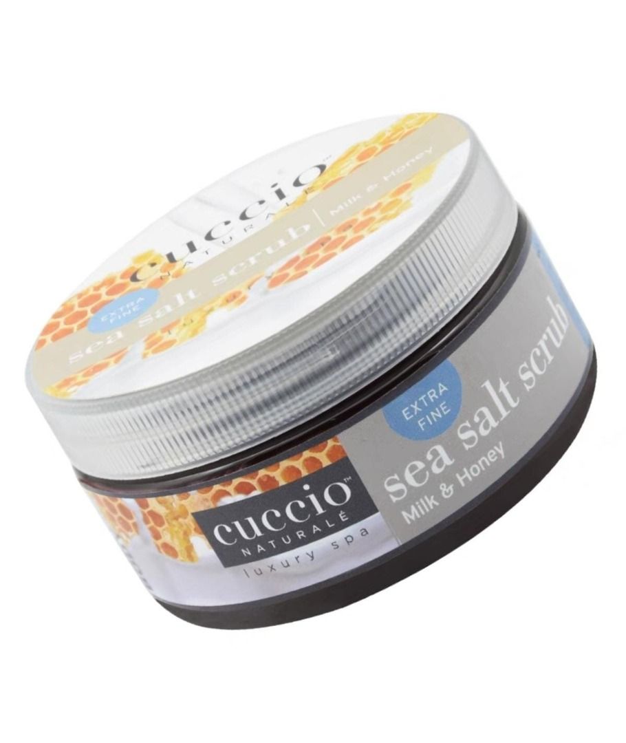 Cuccio C3131 Milk & Honey Sea Salt Scrub  237g / 8oz (PAO 36M) 